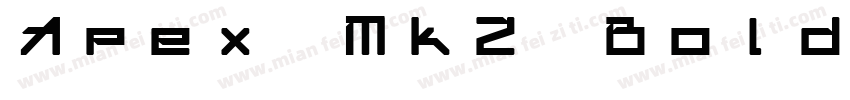Apex Mk2 Bold Extend字体转换